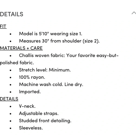 Torrid Grey Challis Swing Cami Top NWT - Picture 7 of 7